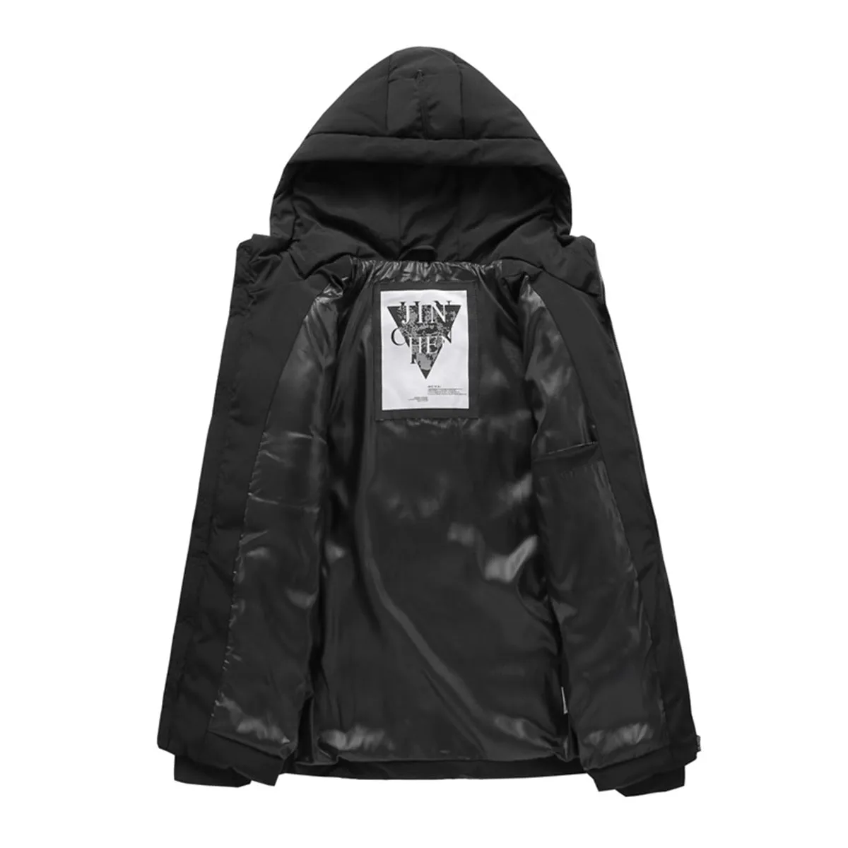 45 Men Electric USB Heated Hooded Warm Overcoat Heating Coat Winter Coats Jacket