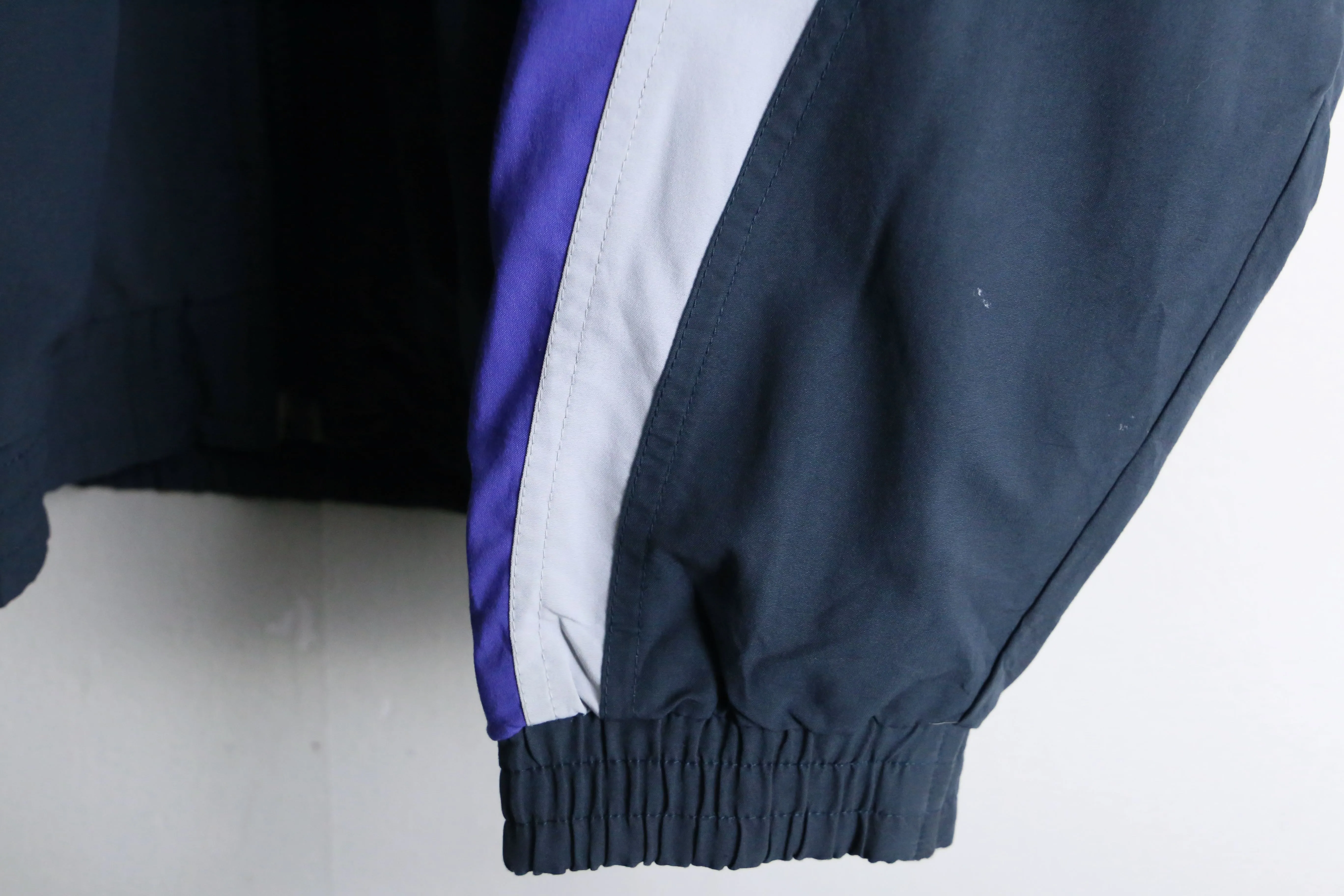 80’s "adidas" bright purple zip up track  jacket