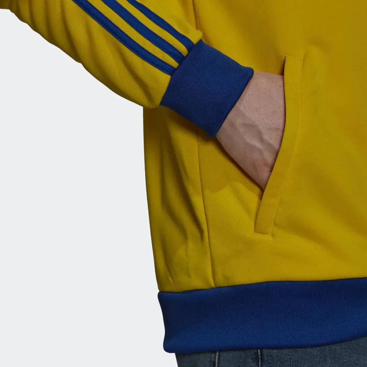 adidas 2022-23 Boca Juniors Track Jacket - Yellow-Blue