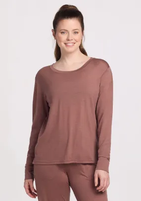 Ashlie Lounge Top - Nutmeg