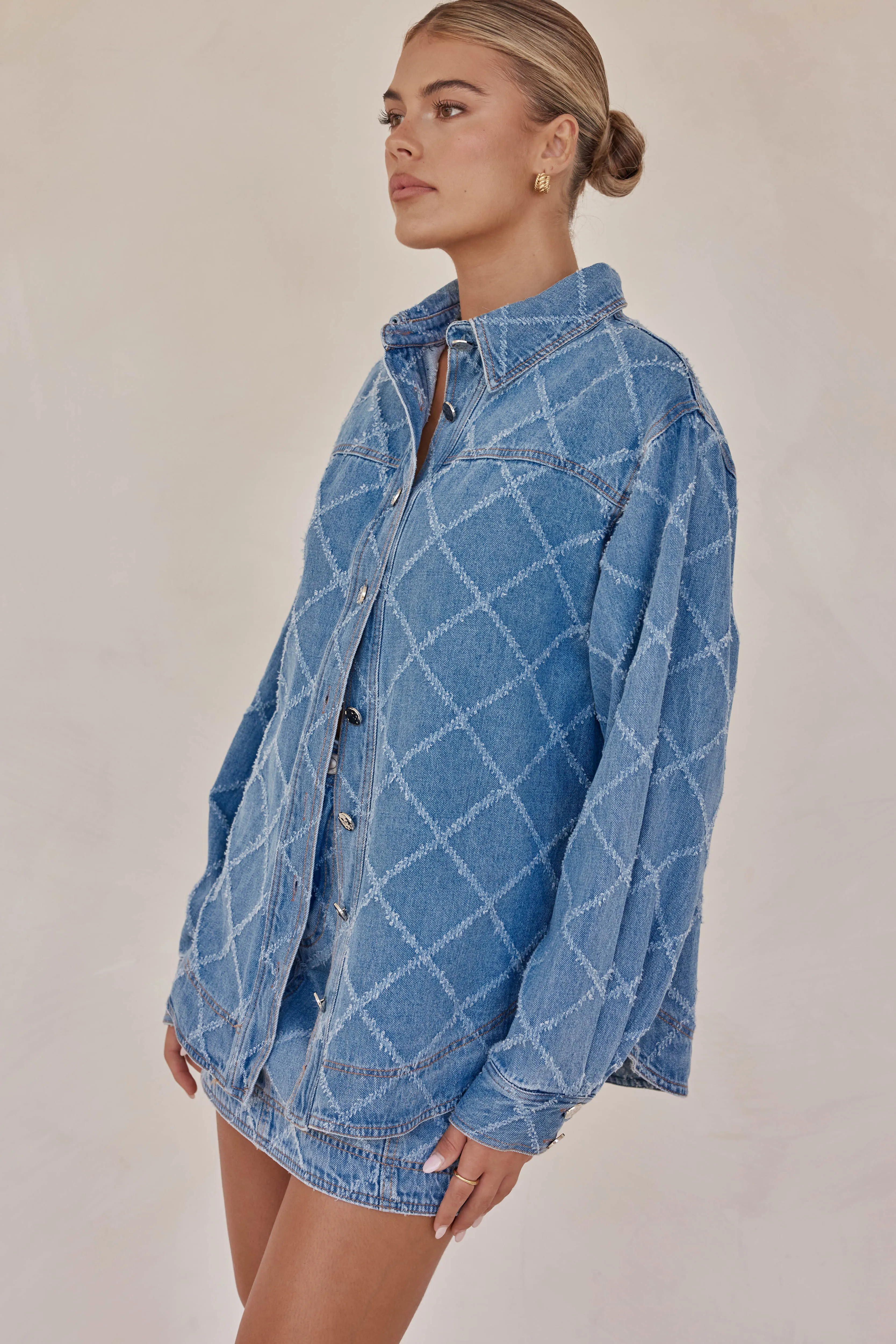 Courtney Denim Shirt (Blue)