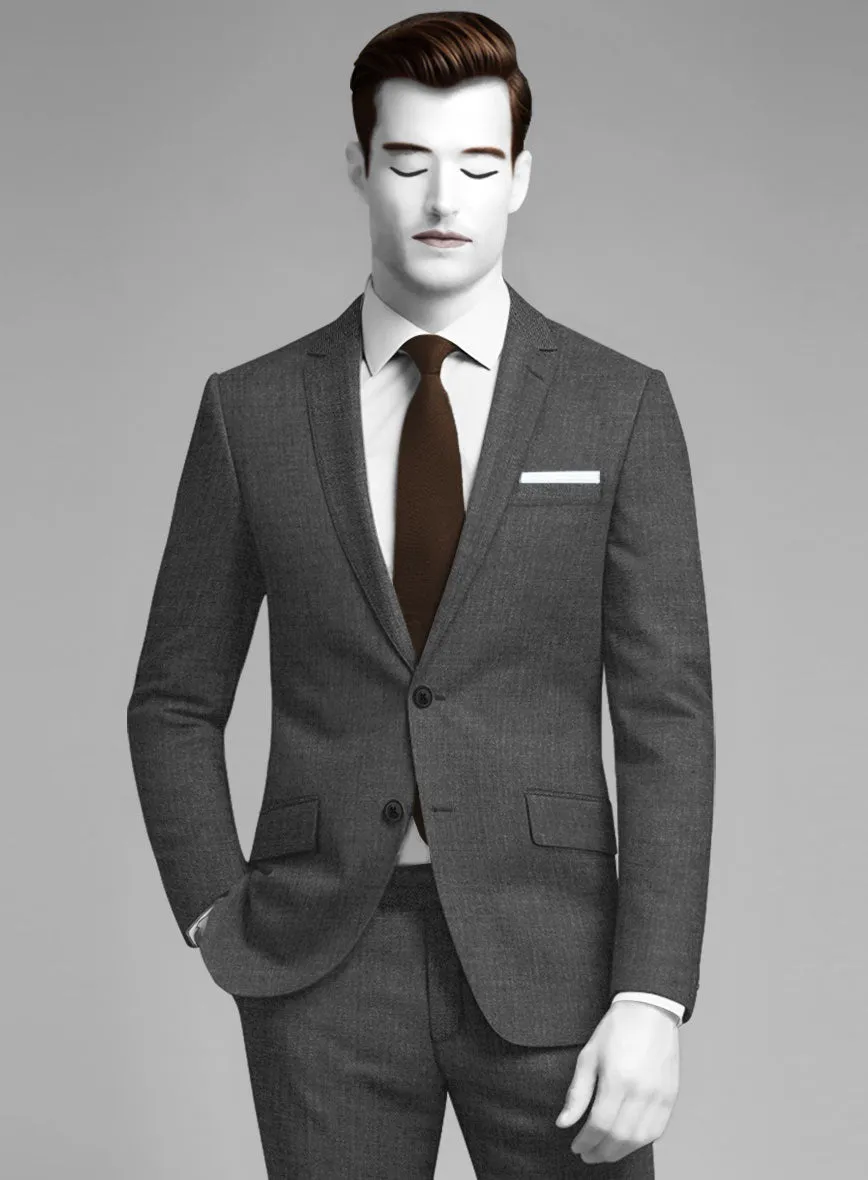 Napolean Mid Charcoal Wool Jacket