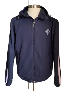 New $895 Ralph Lauren Purple Label Men Track Jacket Navy Size M