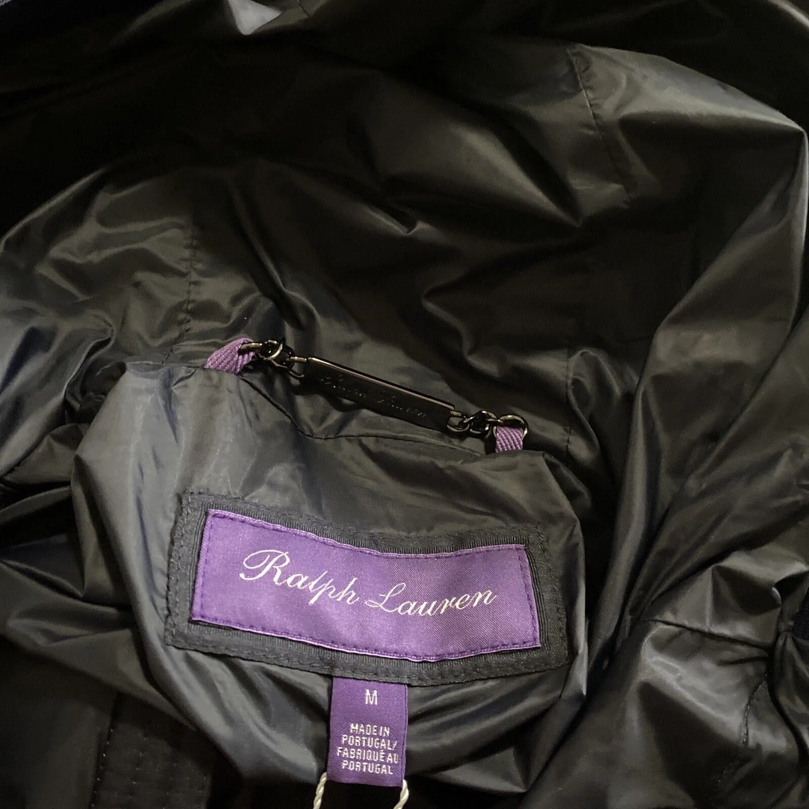 New $895 Ralph Lauren Purple Label Men Track Jacket Navy Size M