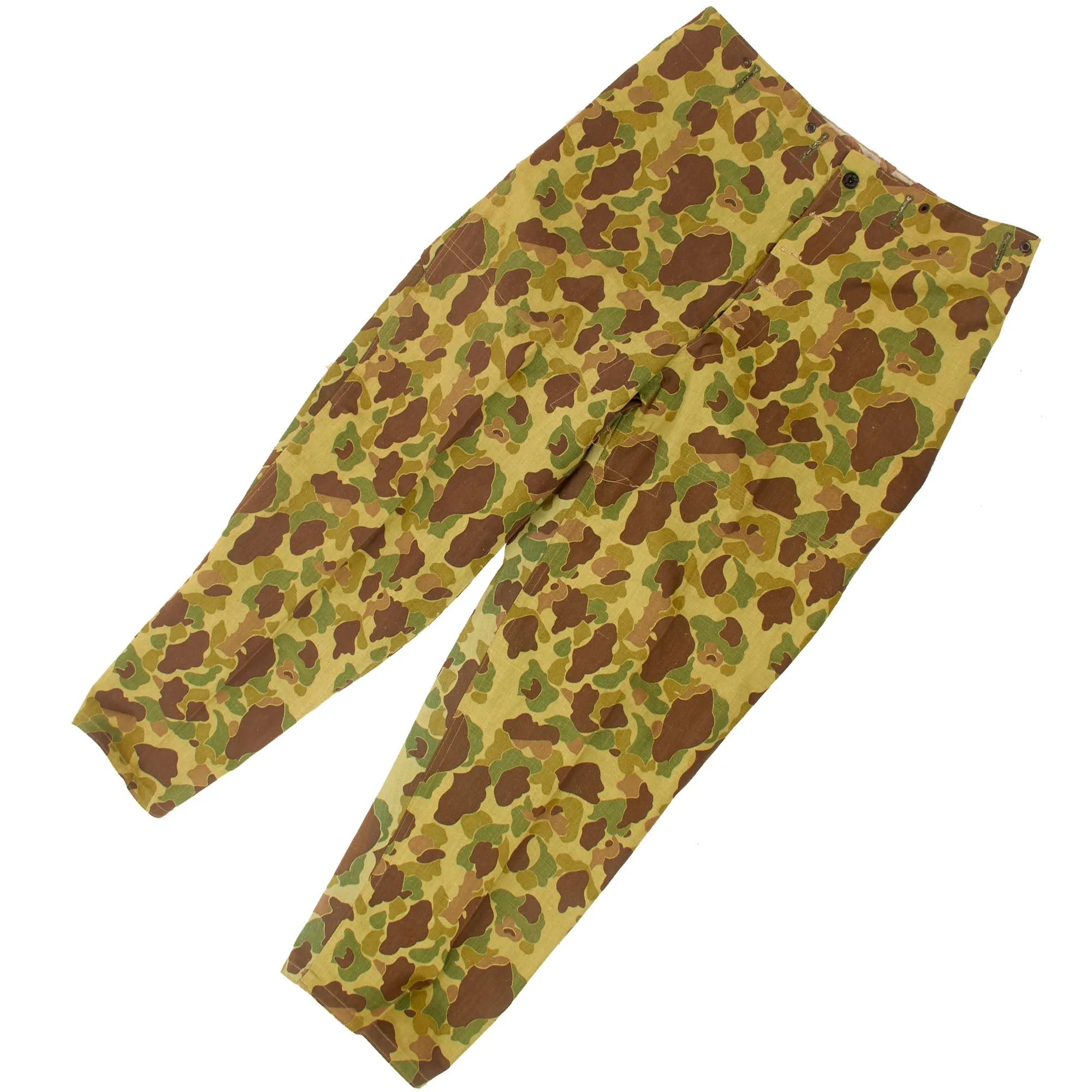 Original U.S. WWII US Marine Corps UNISSUED P-44 Camouflage Pattern Uniform Set - Frogskin Size 38