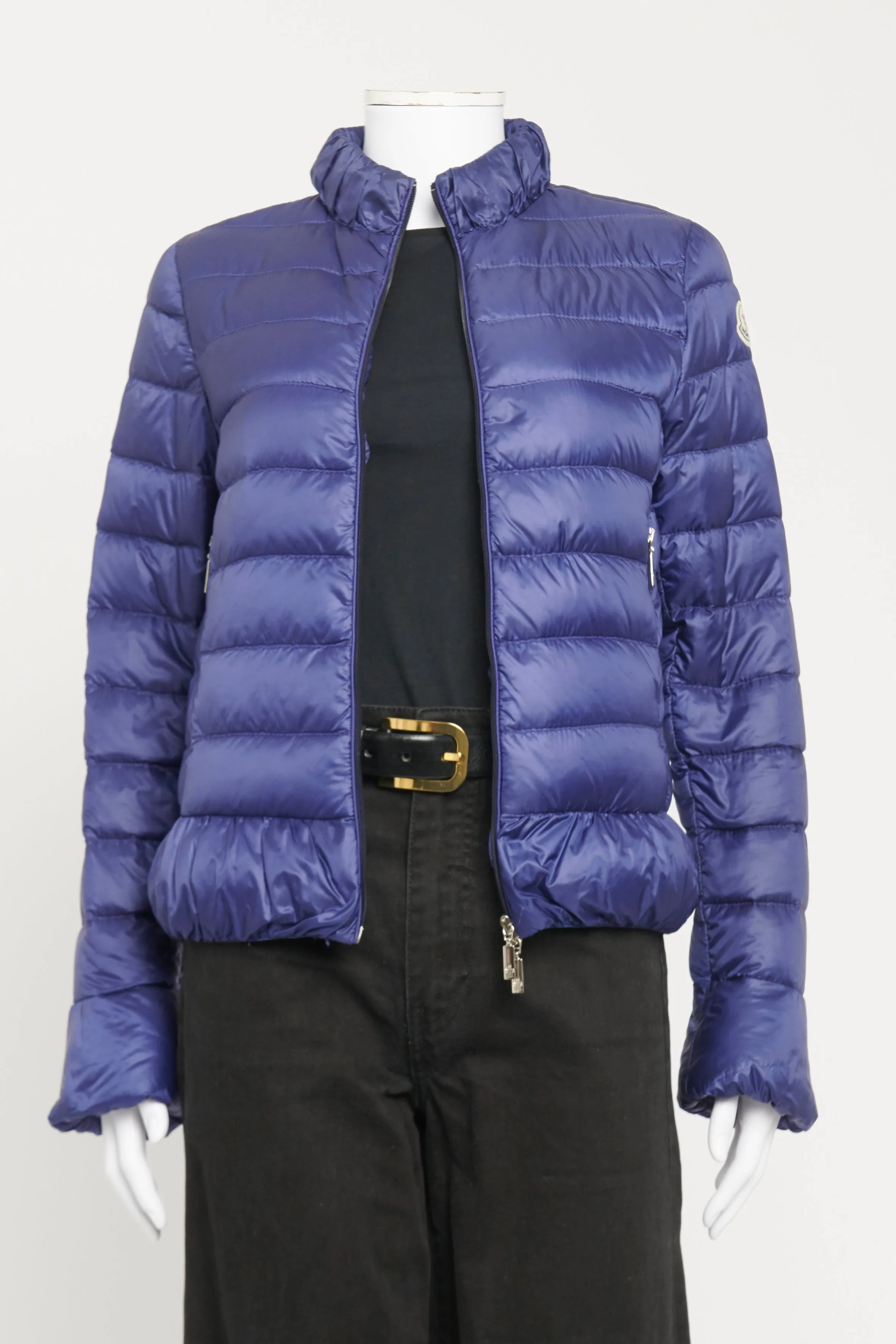 Purple/Blu Preowned Jarre Puffer Jacket