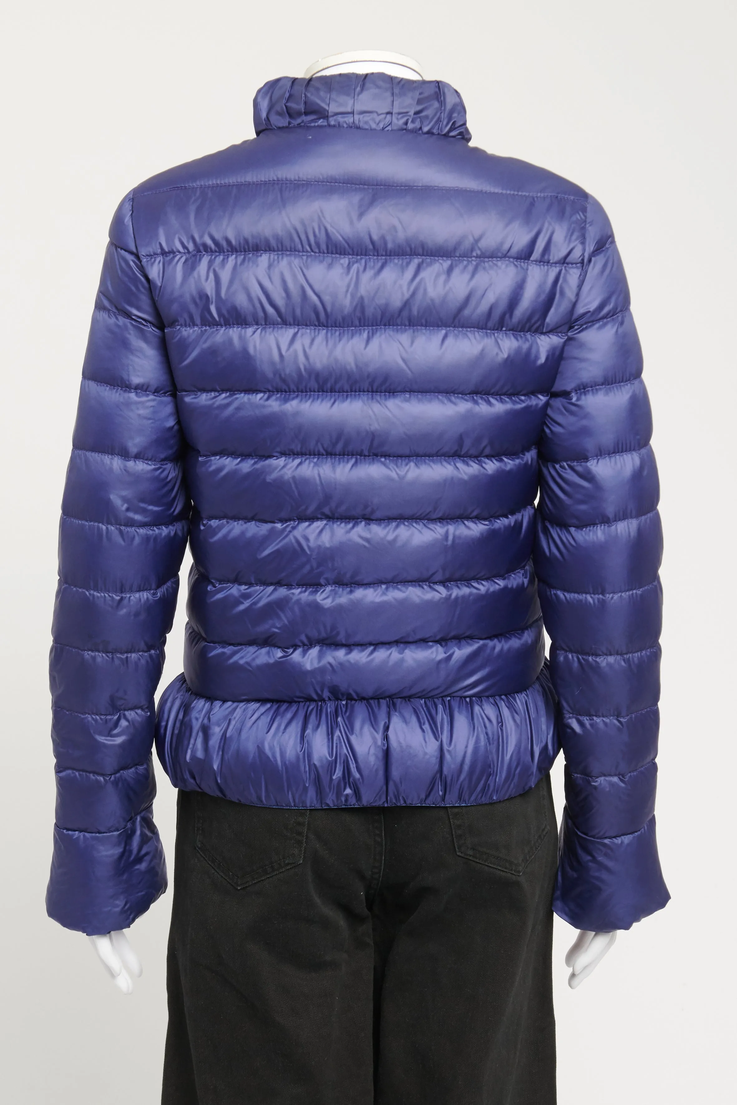 Purple/Blu Preowned Jarre Puffer Jacket