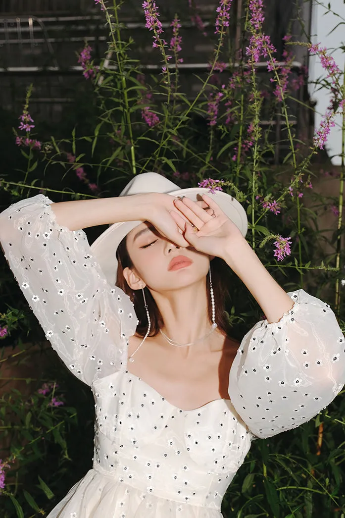 ST | Osmanthus Puff Organza Dress