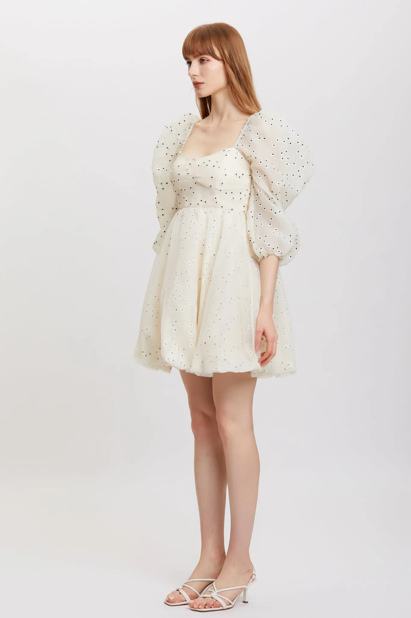 ST | Osmanthus Puff Organza Dress