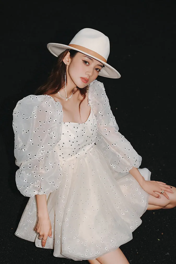 ST | Osmanthus Puff Organza Dress