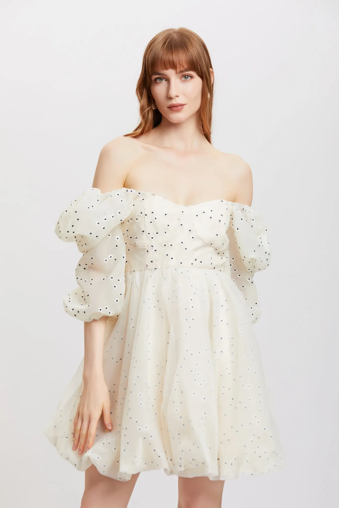 ST | Osmanthus Puff Organza Dress