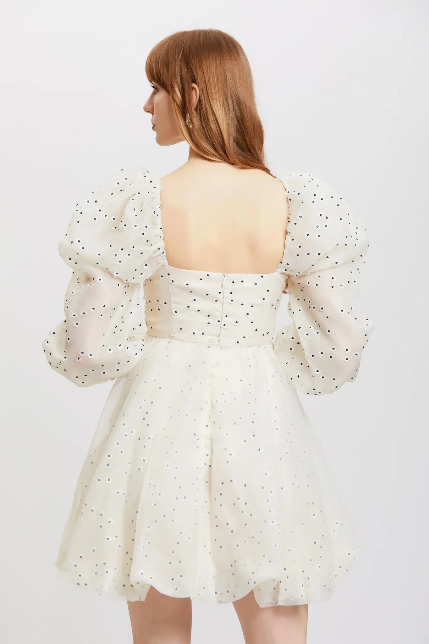 ST | Osmanthus Puff Organza Dress