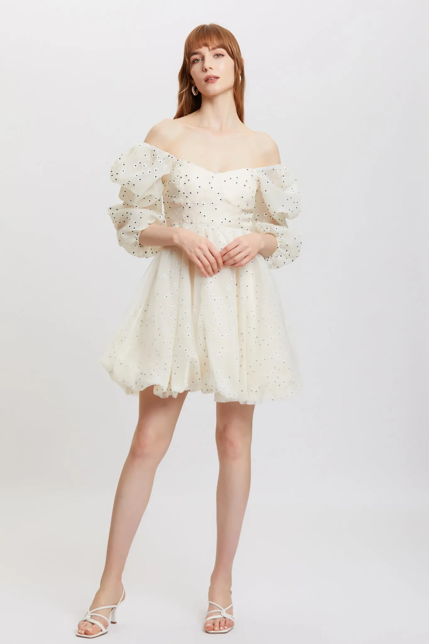 ST | Osmanthus Puff Organza Dress