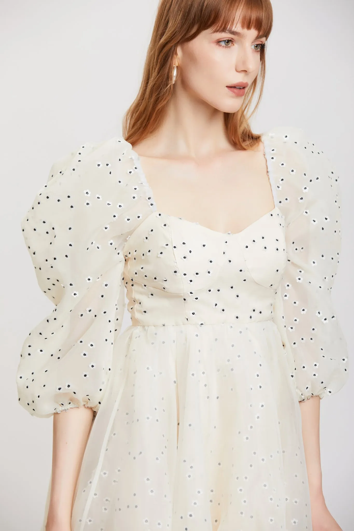 ST | Osmanthus Puff Organza Dress