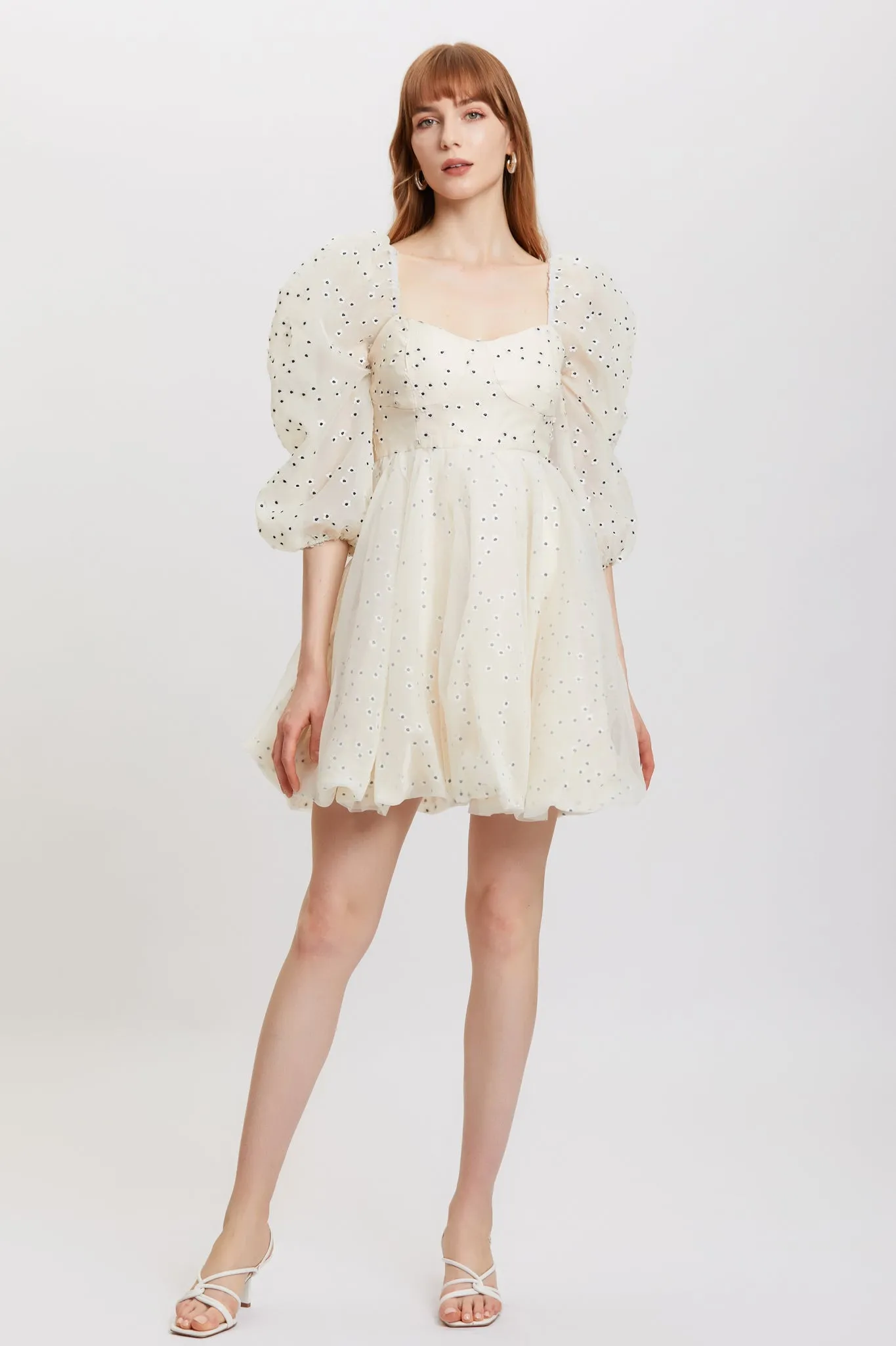 ST | Osmanthus Puff Organza Dress