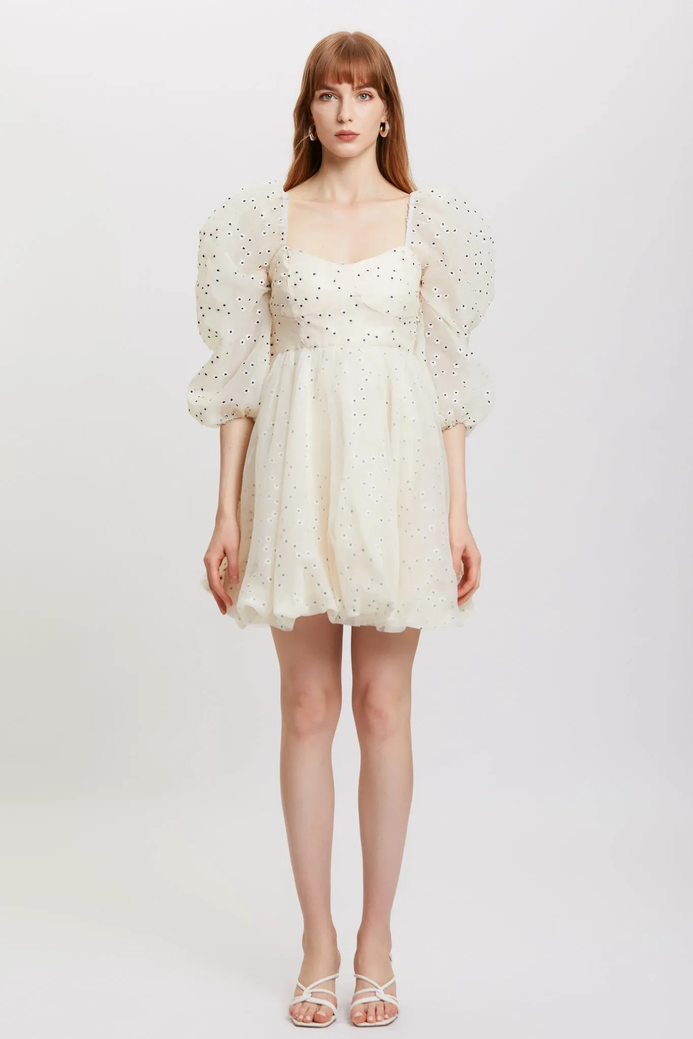 ST | Osmanthus Puff Organza Dress