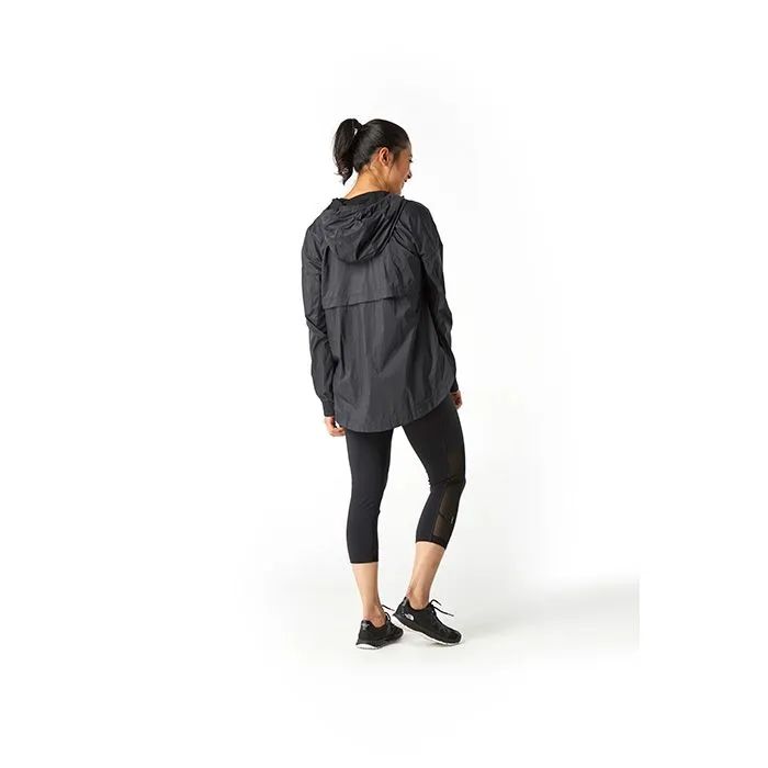 Women's Merino Sport Ultra Light Anorak Pullover - Black LAST ONE SIZE SMALL